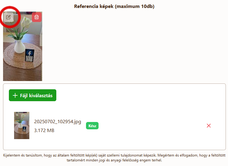 Új árajánlatkérés - Szolgáltató profil oldalon